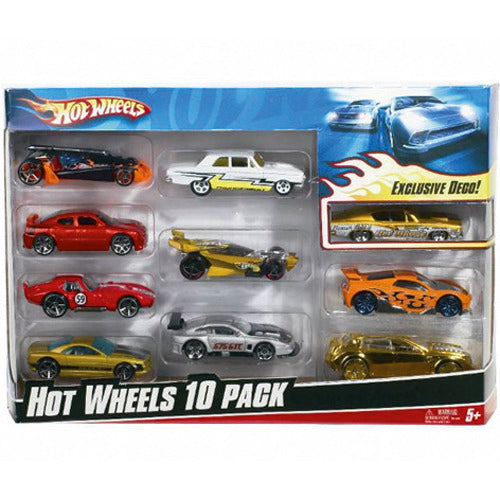 Hot Wheels 10 Car Giftpack Assorti