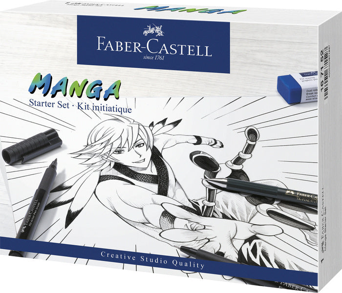 Faber Castell Fc-167152 Tekenstift Faber-Castell Pitt Artist Pen Manga Starterset