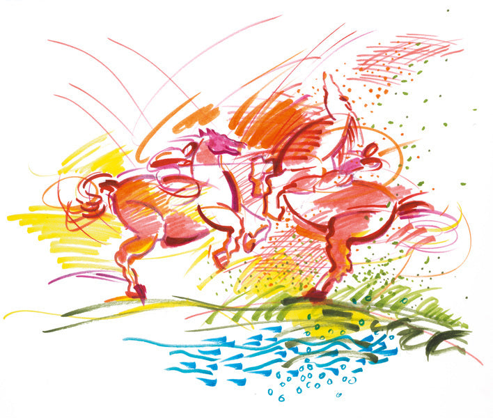 Faber Castell Fc-167163 Tekenstift Faber-Castell Pitt Artist Pen Brush Etui A 6 Stuks Pastel