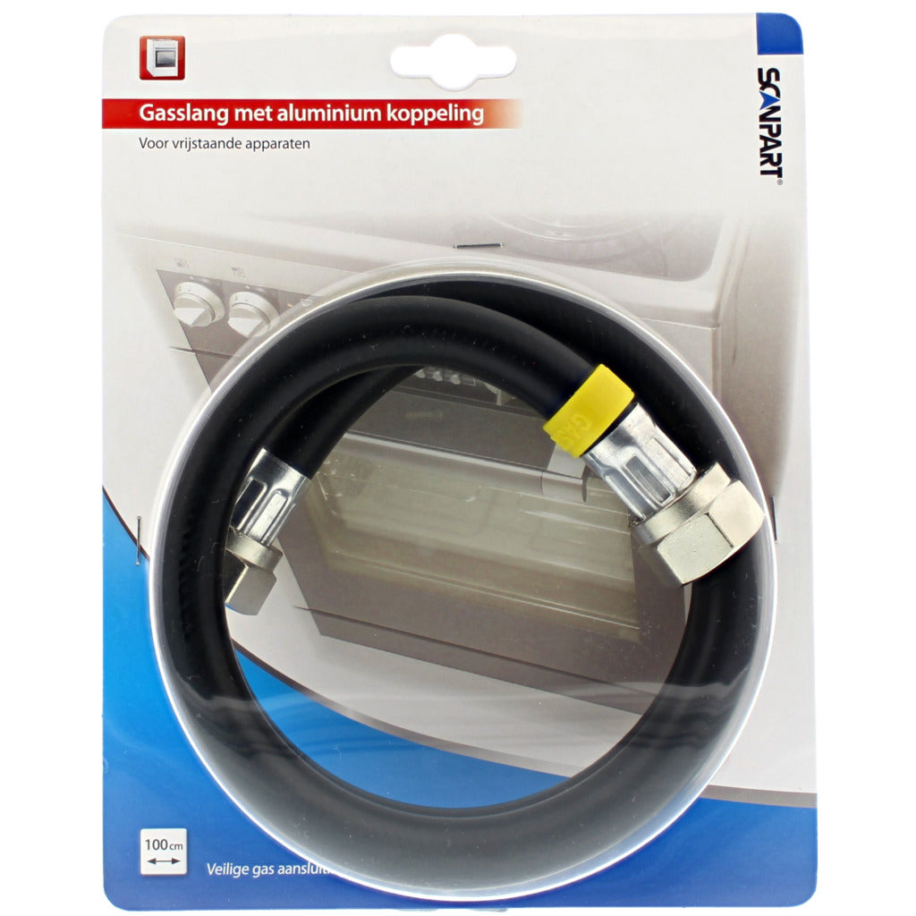 Scanpart F122 Gasslang 100Cm Alu Koppeling