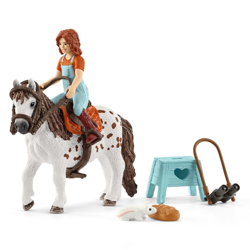 Schleich Horse Club Mia en Spotty + Accessoires