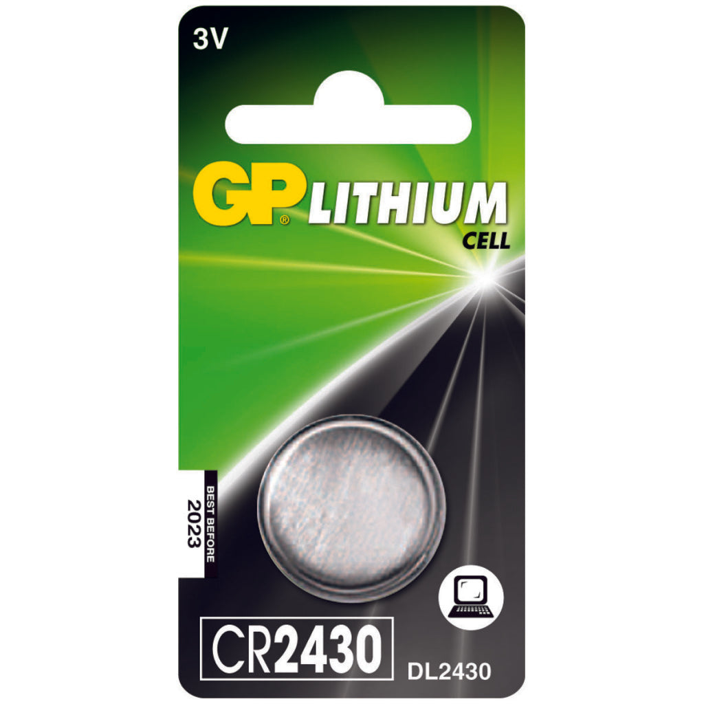 GP Batteries Knoopcel CR2430 Lituim 3V