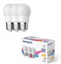 Energitc Kogel E27 5,6W Mat 3-pack