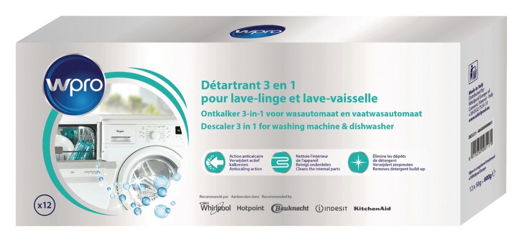 Wpro 484000008801 Ontkalker Vaatwasser / Wasmachine 600 G