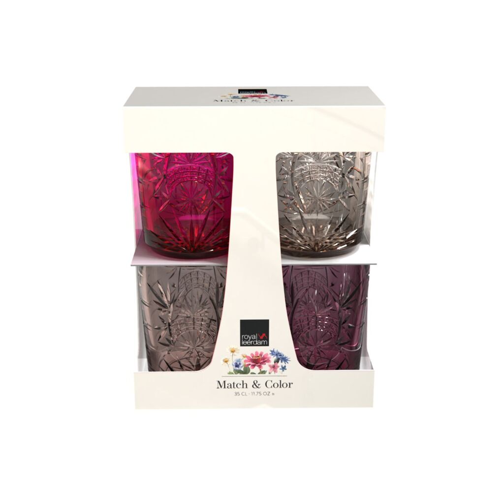 Royal Leerdam Match&amp;color Pink Set 4