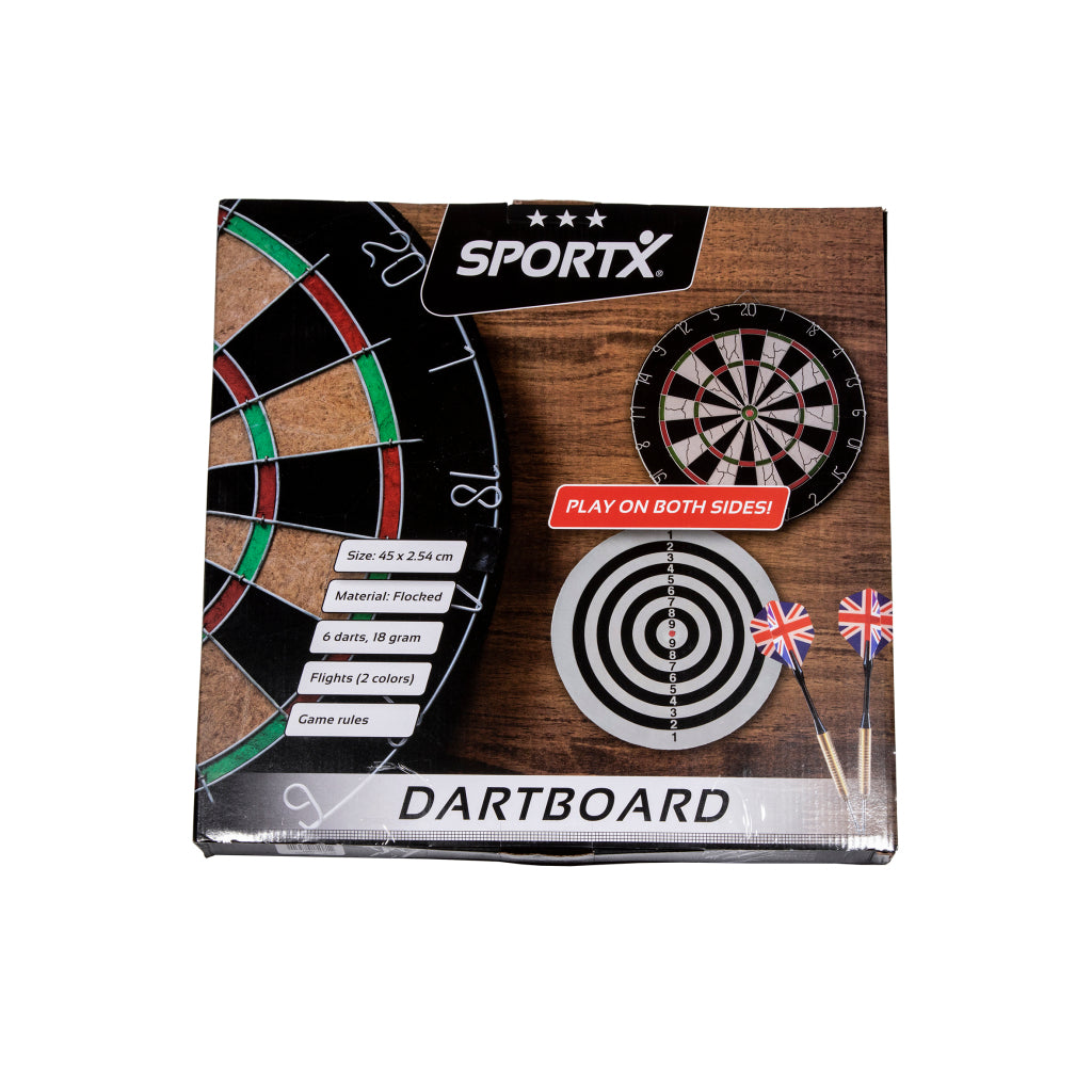 Sportx Dartbord 45 Cm Met 6 Darts