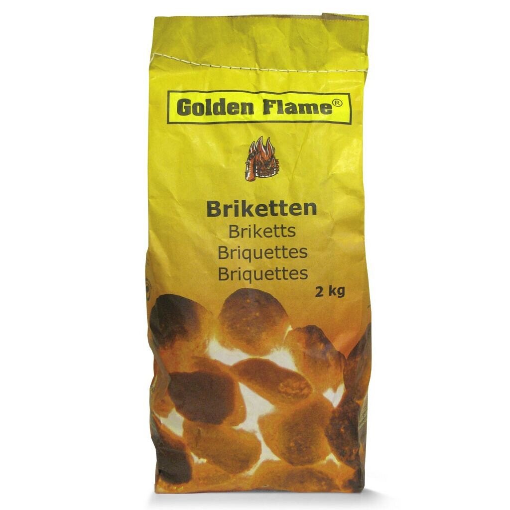 Golden Flame Houtskool Briketten 2 KG
