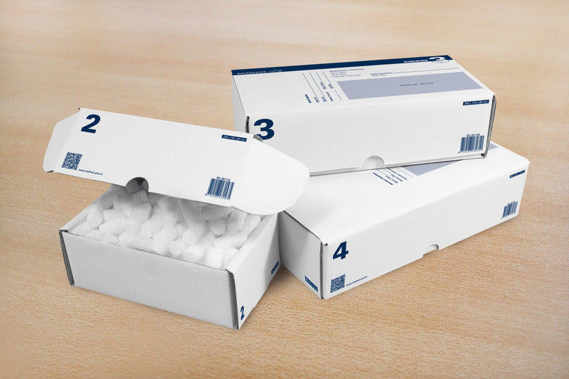 Raadhuis Rd-351119-5 Postpakketdoos 2 200X140X80Mm Bedrukt 5 Stuks