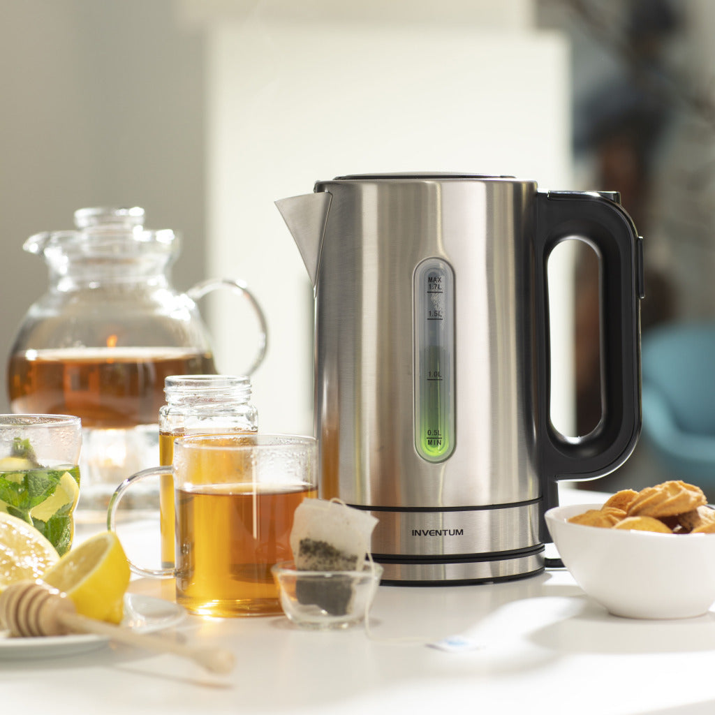 Inventum Hw817D Snoerloze Waterkoker 2200W 1.7L Rvs/Zwart
