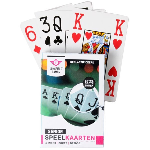 Basic Speelkaarten Senior Extra Groot